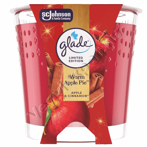 Glade Limitált kiadás – Apple & Cinnamon illatgyertya 112 g