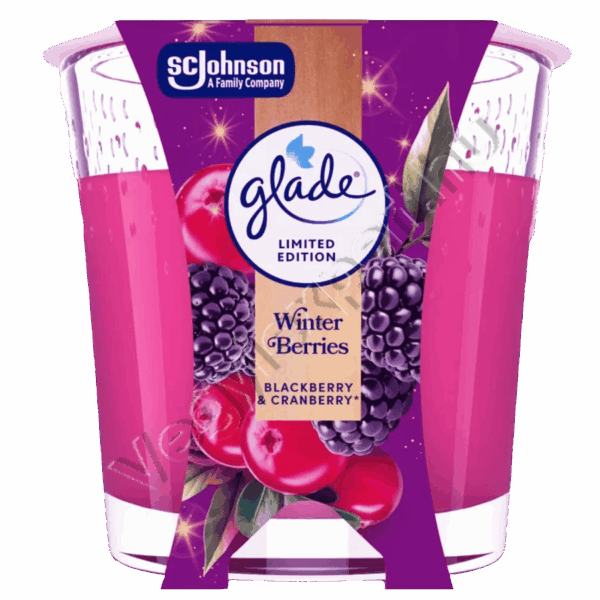 Glade Limitált kiadás –Winter Berries illatgyertya 112 g