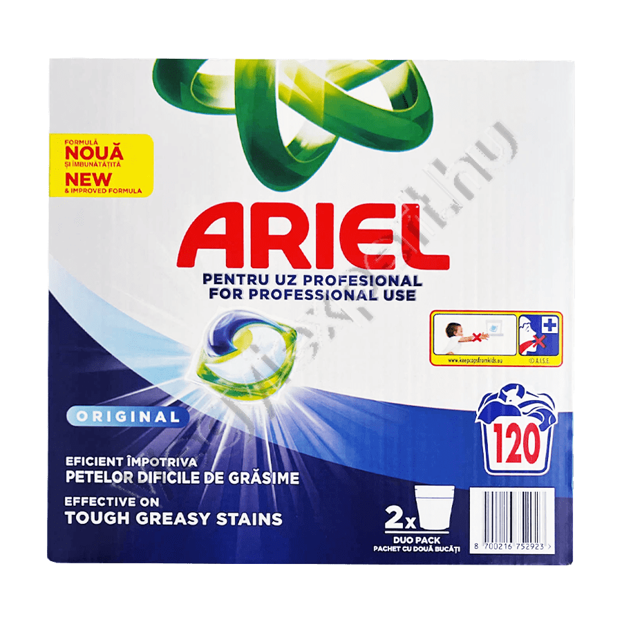 mosokapszulak_037 Ariel All in 1 Pods Originale 120 db -Professzionális tisztaság minden ruhának - Image 1