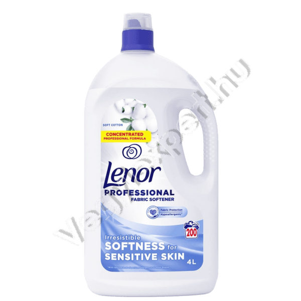 Lenor Professional Softness for Sensitive Skin – Öblítőkoncentrátum (4 L)