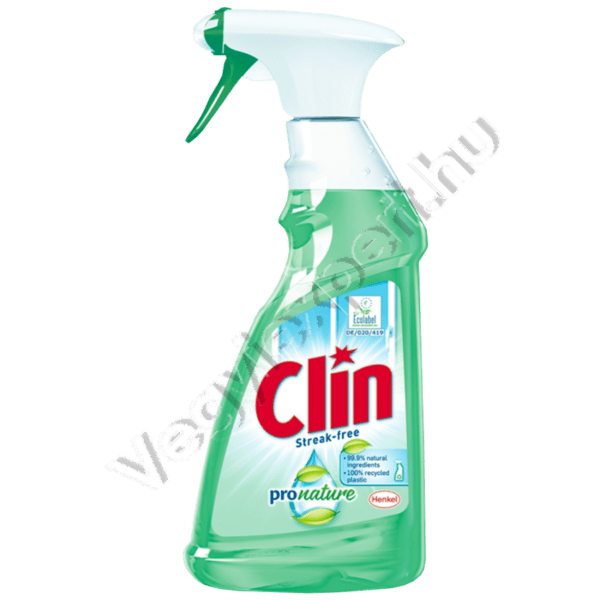 Clin Ablaktisztító Szórófejes Pro nature 500 ml - Csíkmentes Tisztaság Üvegekhez és Tükrökhöz