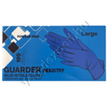 Guarder nitril prémium púdermentes blue vizsgálókesztyű L 100 db