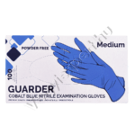 Guarder Blue nitril prémium púdermentes vizsgálókesztyű 3,6 g/db M 100 db