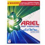 Ariel Fast Dissolving Alpine Fresh Mosópor (330 g) – Ragyogó tisztaság hideg vízben is