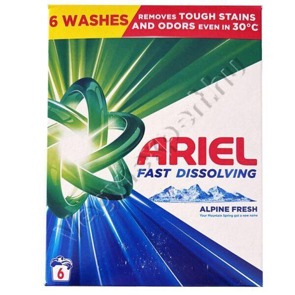 Ariel Fast Dissolving Alpine Fresh Mosópor (330 g) – Ragyogó tisztaság hideg vízben is