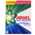 Ariel Fast Dissolving Alpine Fresh Mosópor (330 g) – Ragyogó tisztaság hideg vízben is