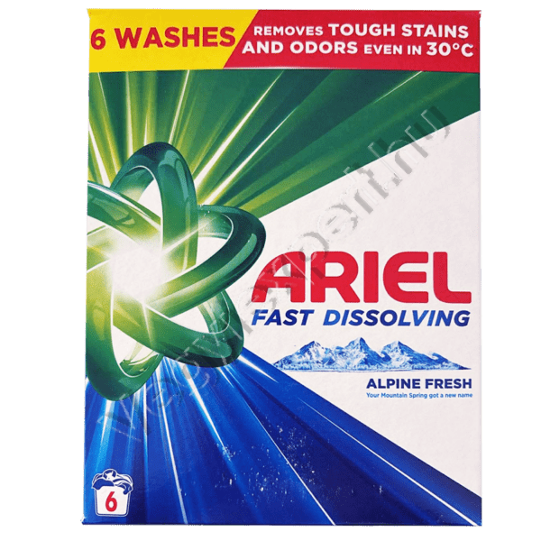 Ariel Fast Dissolving Alpine Fresh Mosópor (330 g) – Ragyogó tisztaság hideg vízben is