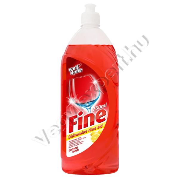 Well Done Fine Mosogatógép öblítő lemon fresh 750 ml
