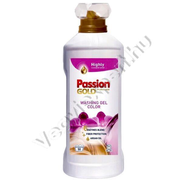 Passion Gold Professional Color Mosógél Argán olajjal 2 L– Prémium ápolás színes textíliákhoz