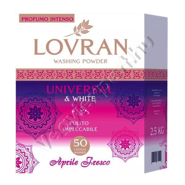 Lovran Universal & White Aprile Fresco 2,5 kg– Olasz tisztaság és professzionális szálvédelem