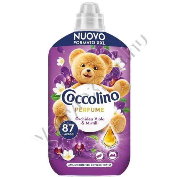 Coccolino Perfume Orchidea Viola & Mirtilli Öblítőkoncentrátum 1,827 L– Olasz luxus és gyümölcsös elegancia