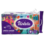Violeta Premium Limited Edition toalettpapír – Parfümmentes, 3 rétegű, 16 tekercs