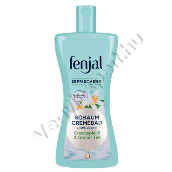 Fenjal Erfrischend Schaum-Cremebad 400 ml – Gránátalmaolaj és Zöld Tea frissítő ereje