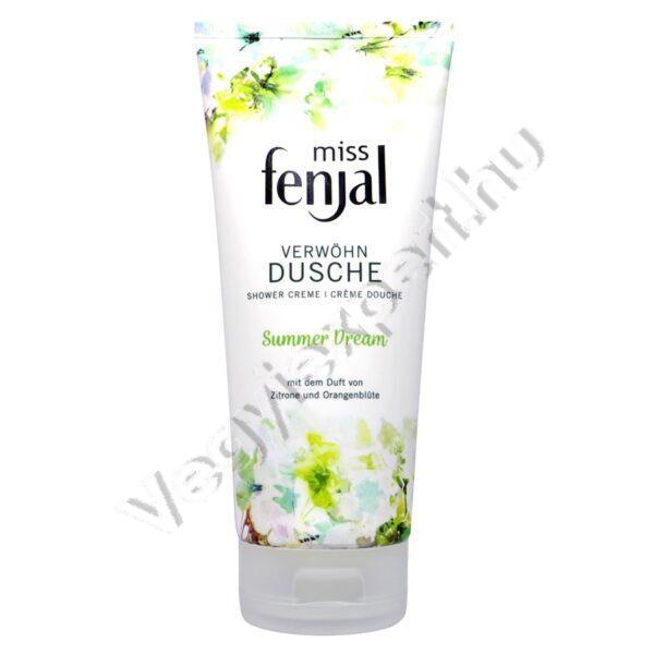 Miss Fenjal Summer Dream Krémtusfürdő 250 ml – A nyári felfrissülés és hidratálás élménye