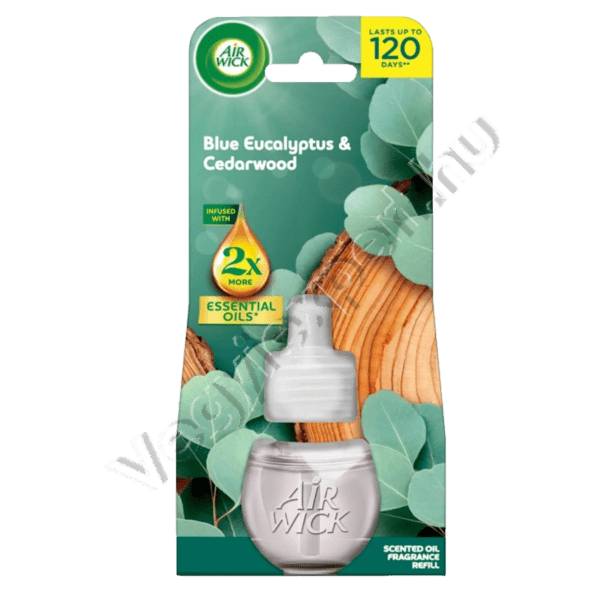 Air Wick Elektromos Illatosító Utántöltő Blue Eucalyptus & Cedarwood 19 ml