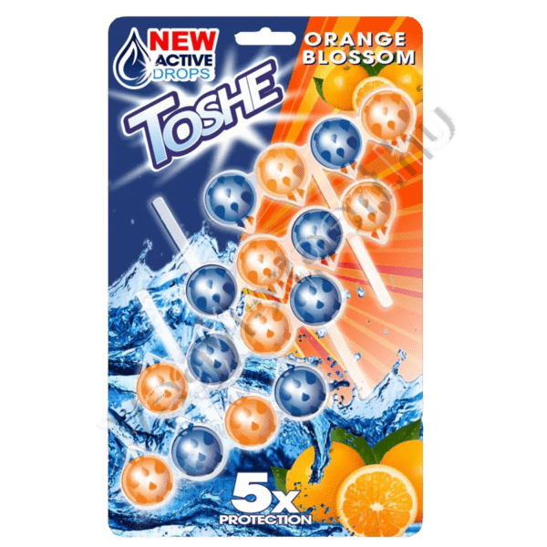 Toshe WC Illatosító Golyó – Orange Blossom 4 x 55 g