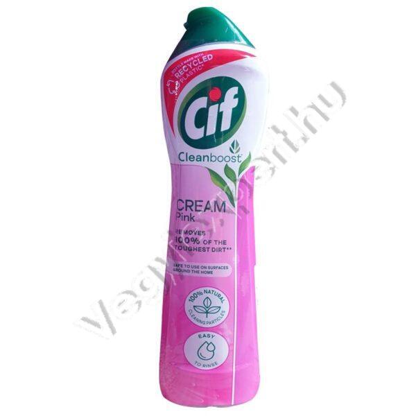 Cif Crema súrolókrém Pink 100% natural 500 ml