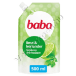 Baba folyékony szappan utántöltő antibakteriális, lime és koriander 500 ml