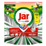 Jar Platinum Plus mosogatógép tabletta Lemon – 102 db