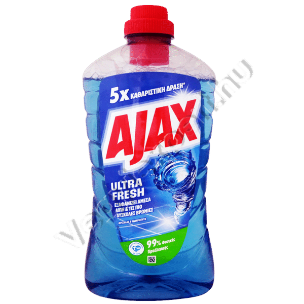 Ajax Felmosó Folyadék Ultra Fresh 1 L – Kiemelkedő Zsíroldás és Hosszan Tartó Frissesség