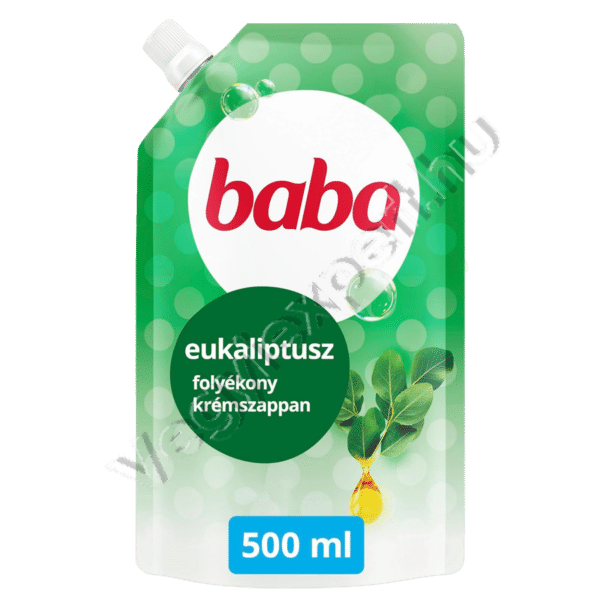 Baba folyékony szappan utántöltő antibakteriális, eukaliptusz illat 500 ml
