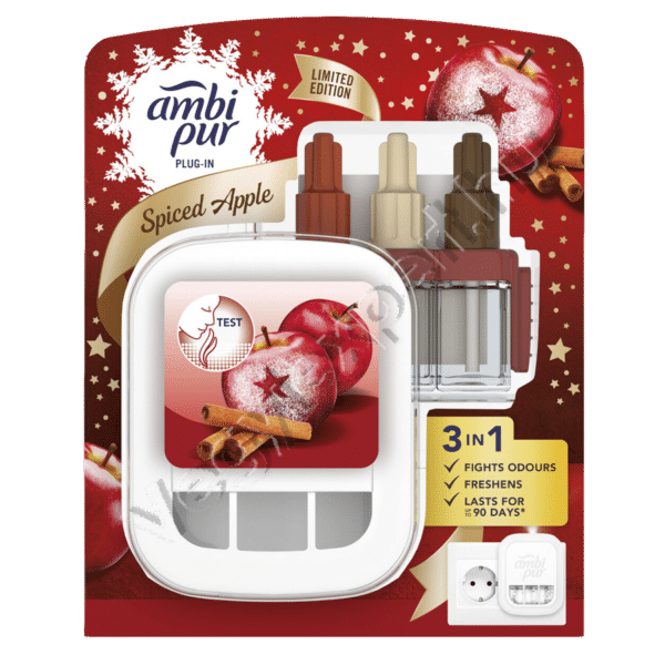 Ambi Pur 3volution elektromos illatpárologtató készülék + utántöltő Spiced Apple 20 ml