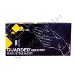 Guarder black nitril prémium púdermentes vizsgálókesztyű S 100 db