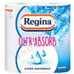 Regina Ultr'absorb konyhai papírtörlő 2 tekercs – 3 rétegű, extra nedvszívó megoldás a mindennapokra